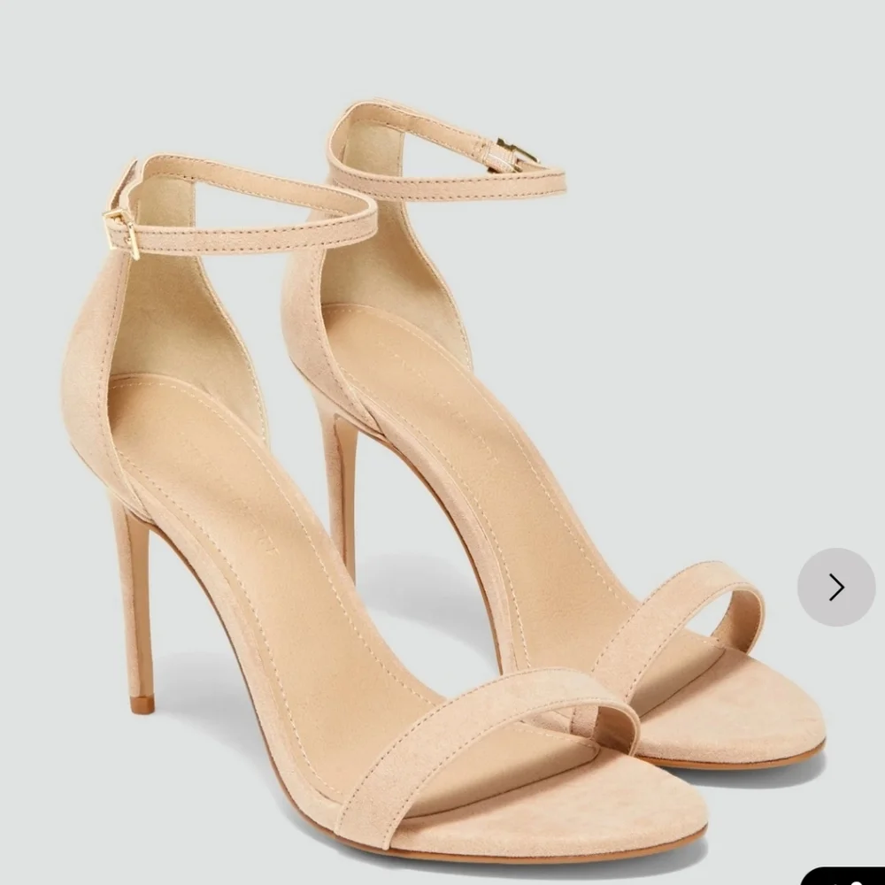 Open Toe Stiletto with Ankle Strap
